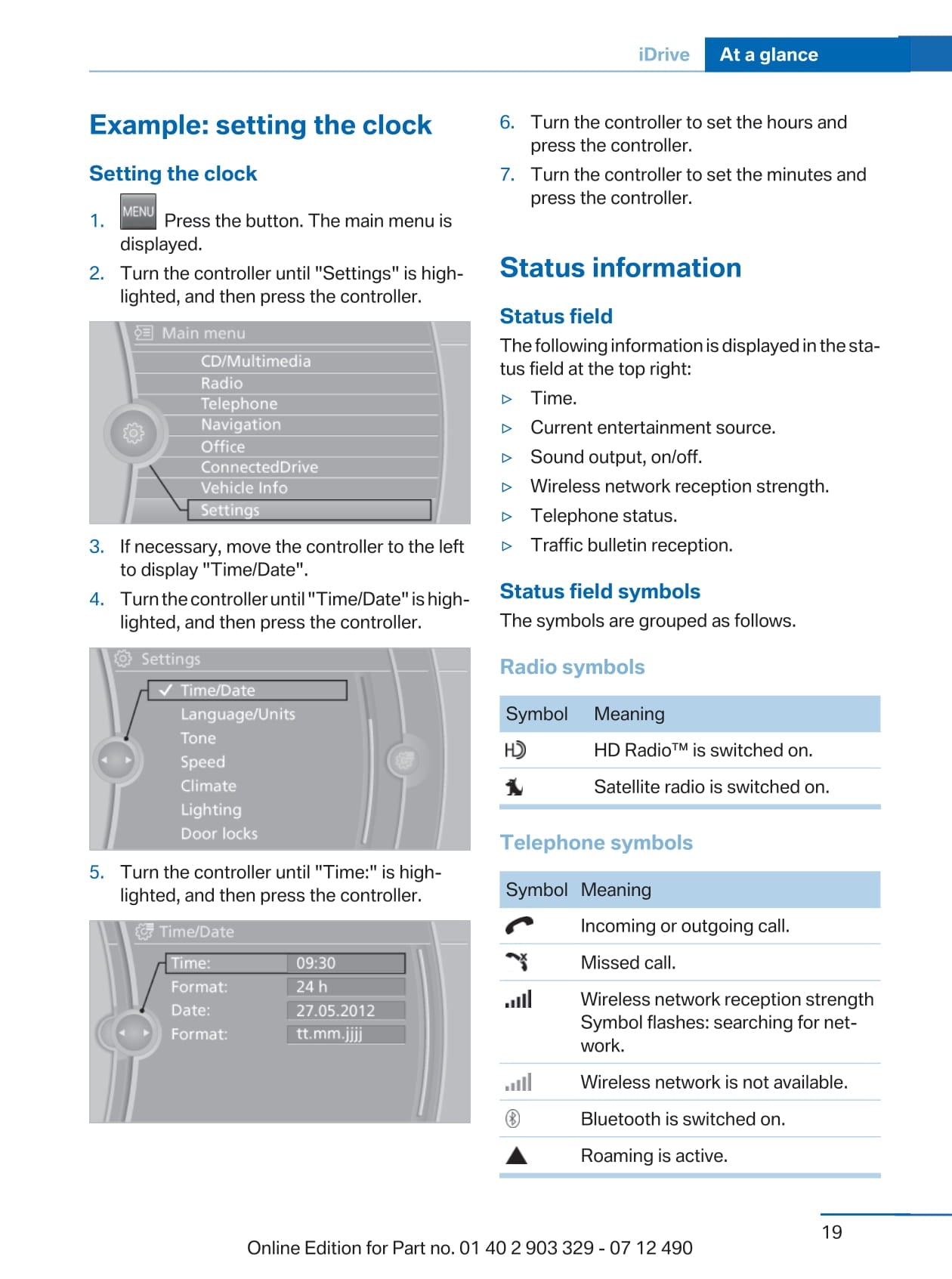 2013 BMW 6 Series Coupé Owner's Manual | English