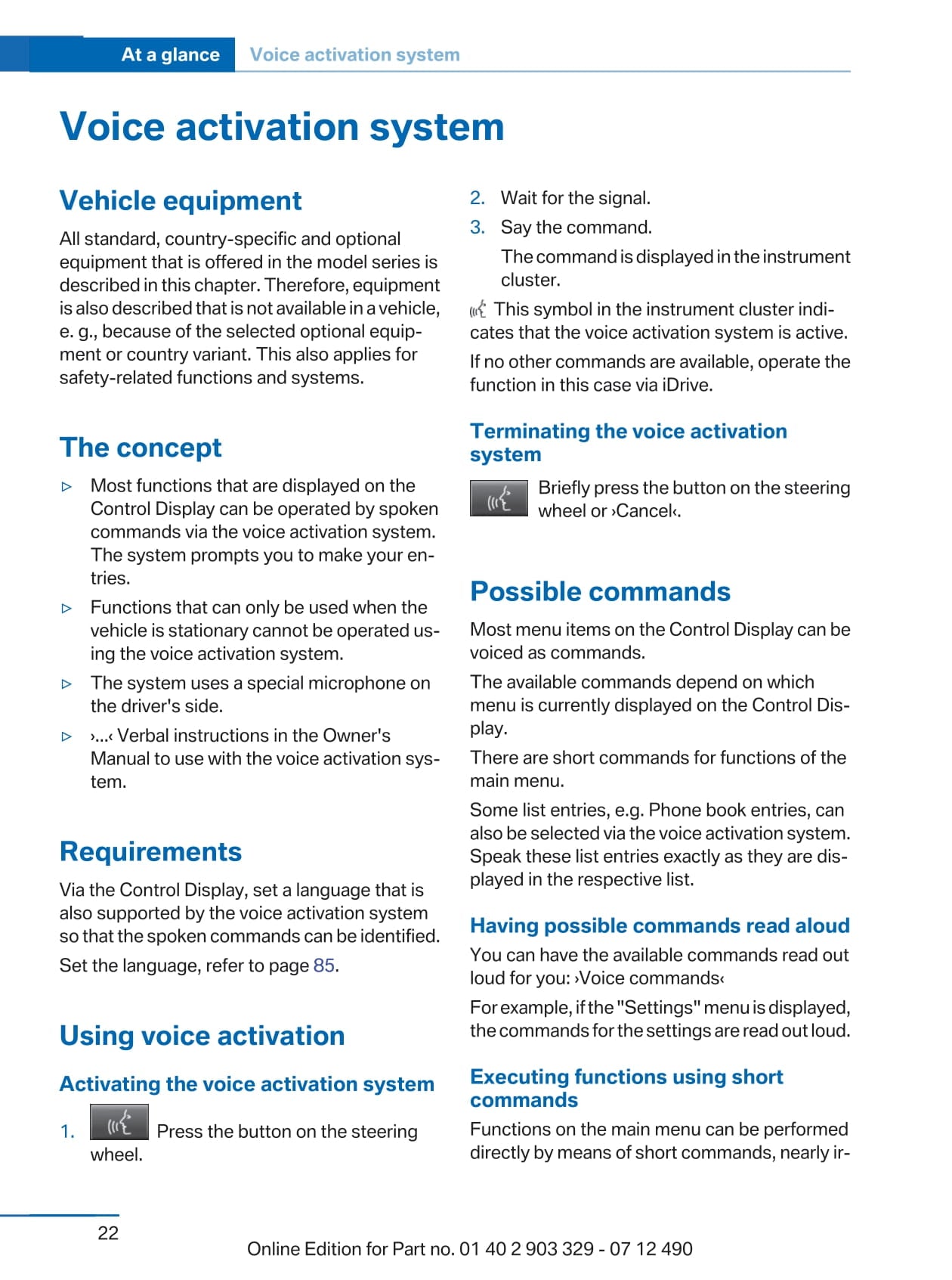 2013 BMW 6 Series Coupé Owner's Manual | English