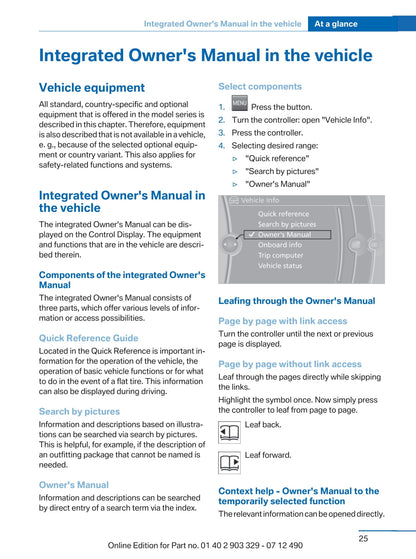 2013 BMW 6 Series Coupé Owner's Manual | English