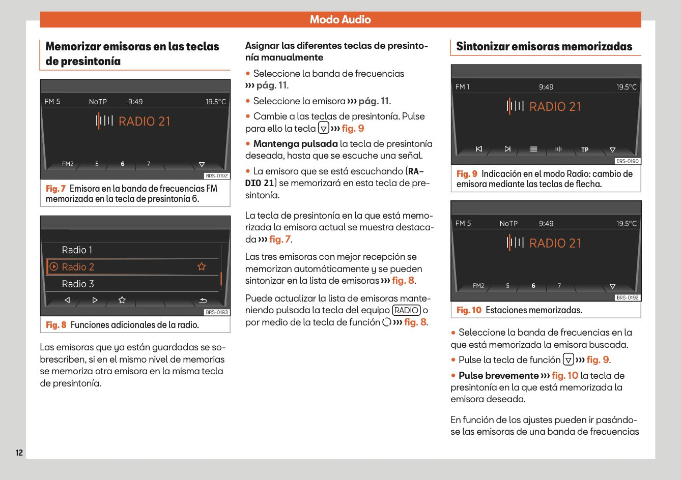 Seat Mii You&Mii Color Manual de Instrucciones 2012 - 2019