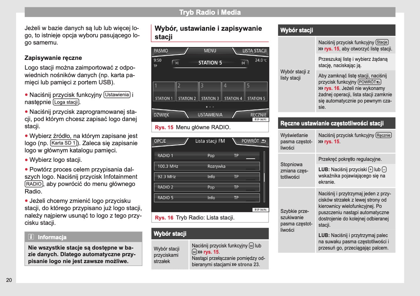 Seat Navi System Plus Instrukcja obsługi 2013 - 2017