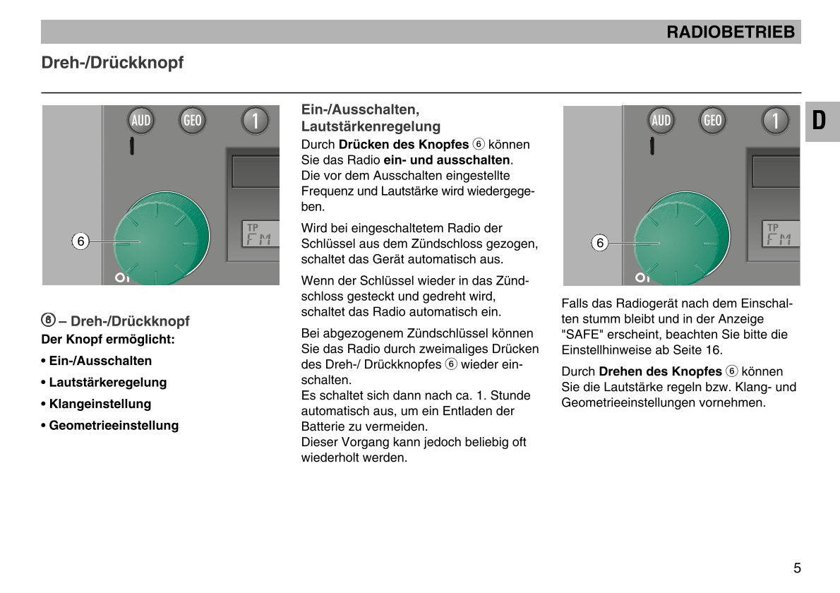 2001-2004  MS202 Gebruikershandleiding | Duits