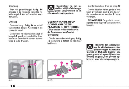 2000-2001 Fiat Ducato Bedienungsanleitung | Niederländisch