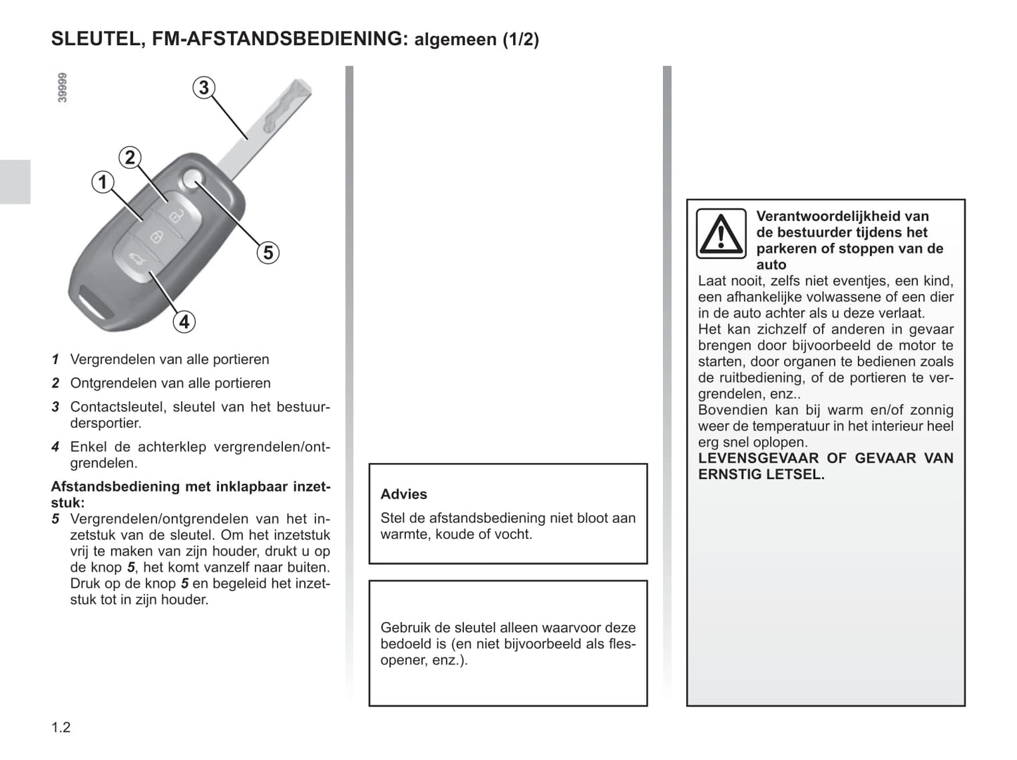 2015-2016 Renault Kadjar Owner's Manual | Dutch