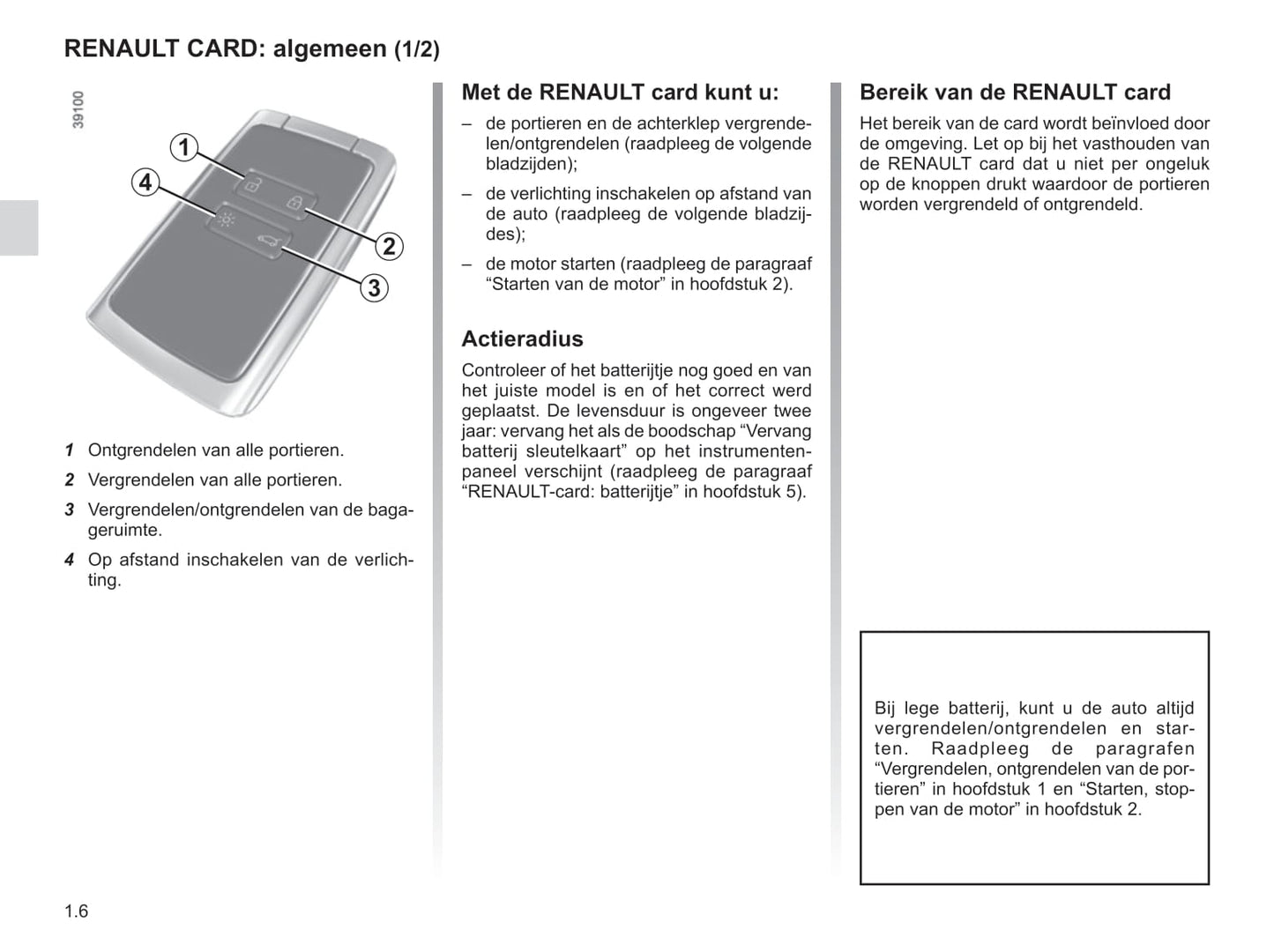 2015-2016 Renault Kadjar Owner's Manual | Dutch