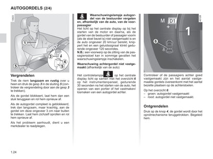 2015-2016 Renault Kadjar Owner's Manual | Dutch