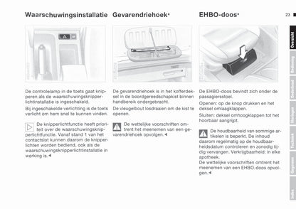 2000-2003 BMW 3 Series Cabrio Bedienungsanleitung | Niederländisch