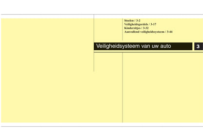 2011-2012 Kia Picanto Owner's Manual | Dutch