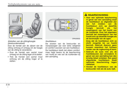 2011-2012 Kia Picanto Owner's Manual | Dutch