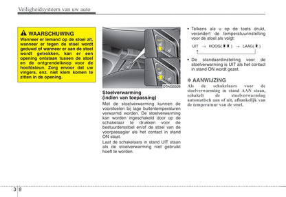 2011-2012 Kia Picanto Owner's Manual | Dutch