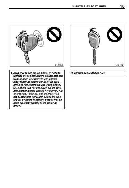 2002-2004 Toyota Camry Gebruikershandleiding | Nederlands