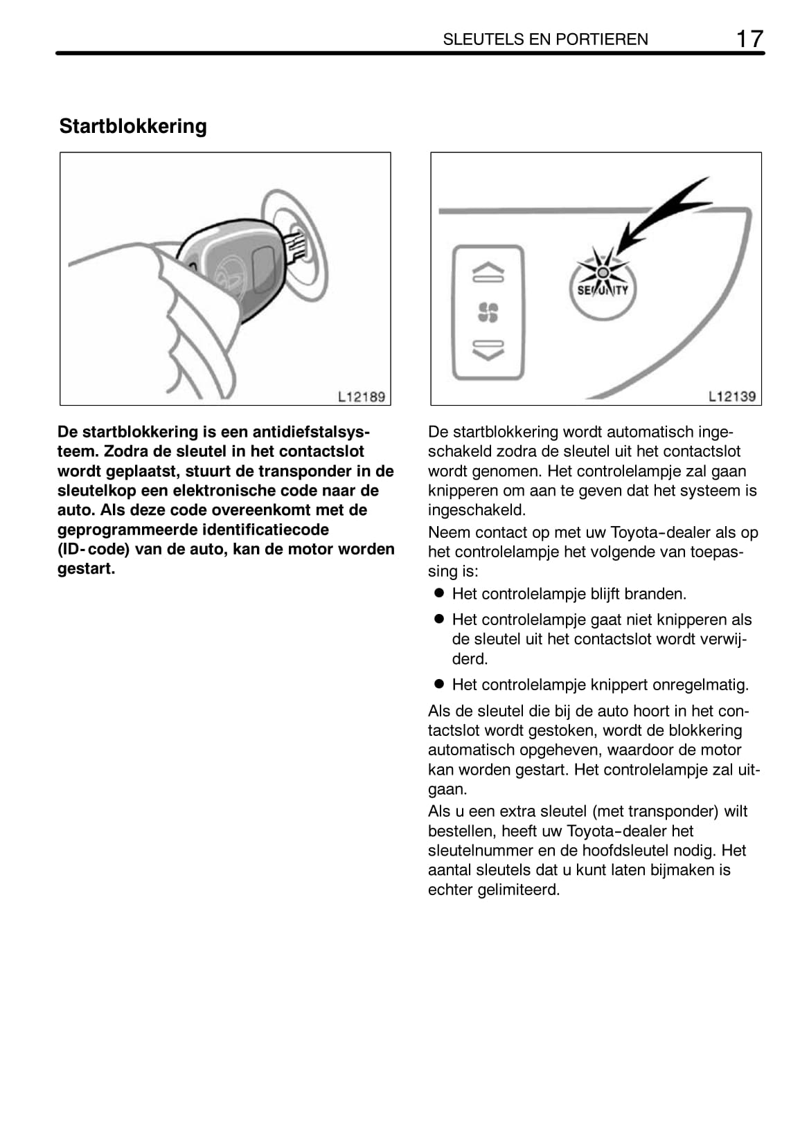 2002-2004 Toyota Camry Gebruikershandleiding | Nederlands