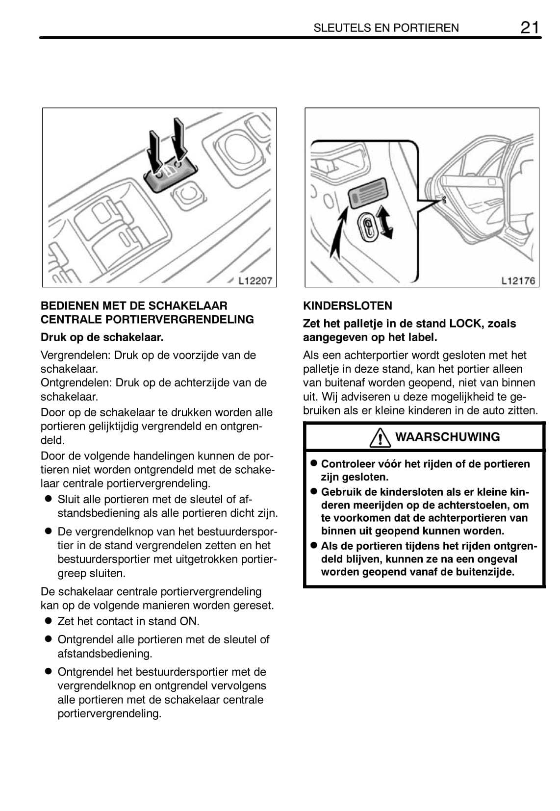 2002-2004 Toyota Camry Gebruikershandleiding | Nederlands