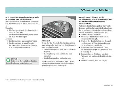 2004-2007 Smart Fortwo Owner's Manual | German