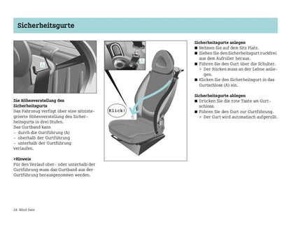 2004-2007 Smart Fortwo Owner's Manual | German