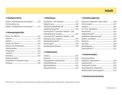 2004-2007 Smart Fortwo Owner's Manual | German