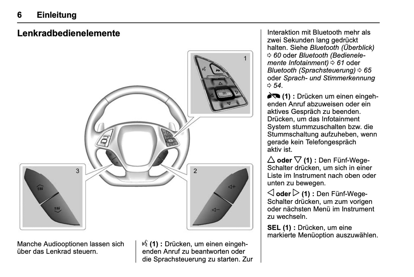 Chevrolet Corvette Infotainment Bedienungsanleitung 2018