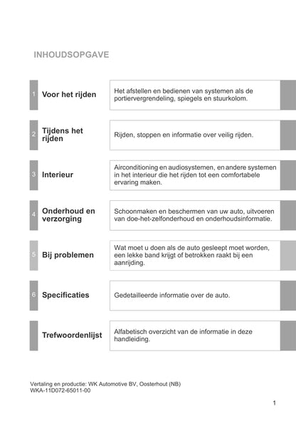 2011-2012 Toyota Hilux Gebruikershandleiding | Nederlands