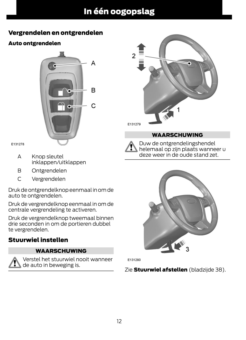 2012 Ford Ranger Gebruikershandleiding | Nederlands