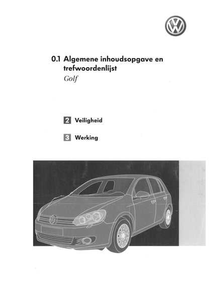 2008-2012 Volkswagen Golf Manuel du propriétaire | Néerlandais