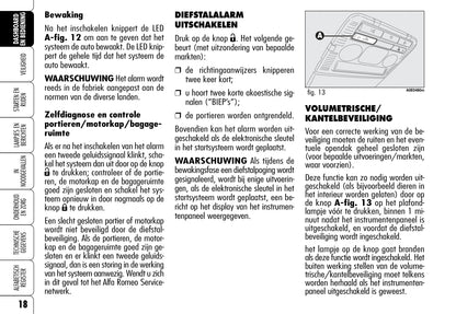 2005-2011 Alfa Romeo 159 Bedienungsanleitung | Niederländisch