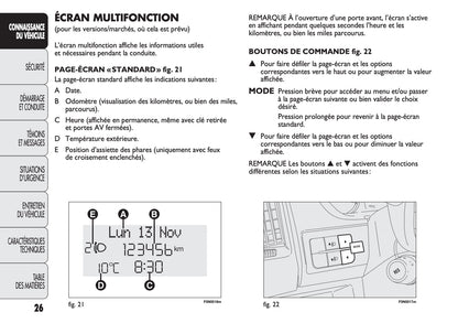 2013-2014 Fiat Ducato Gebruikershandleiding | Frans