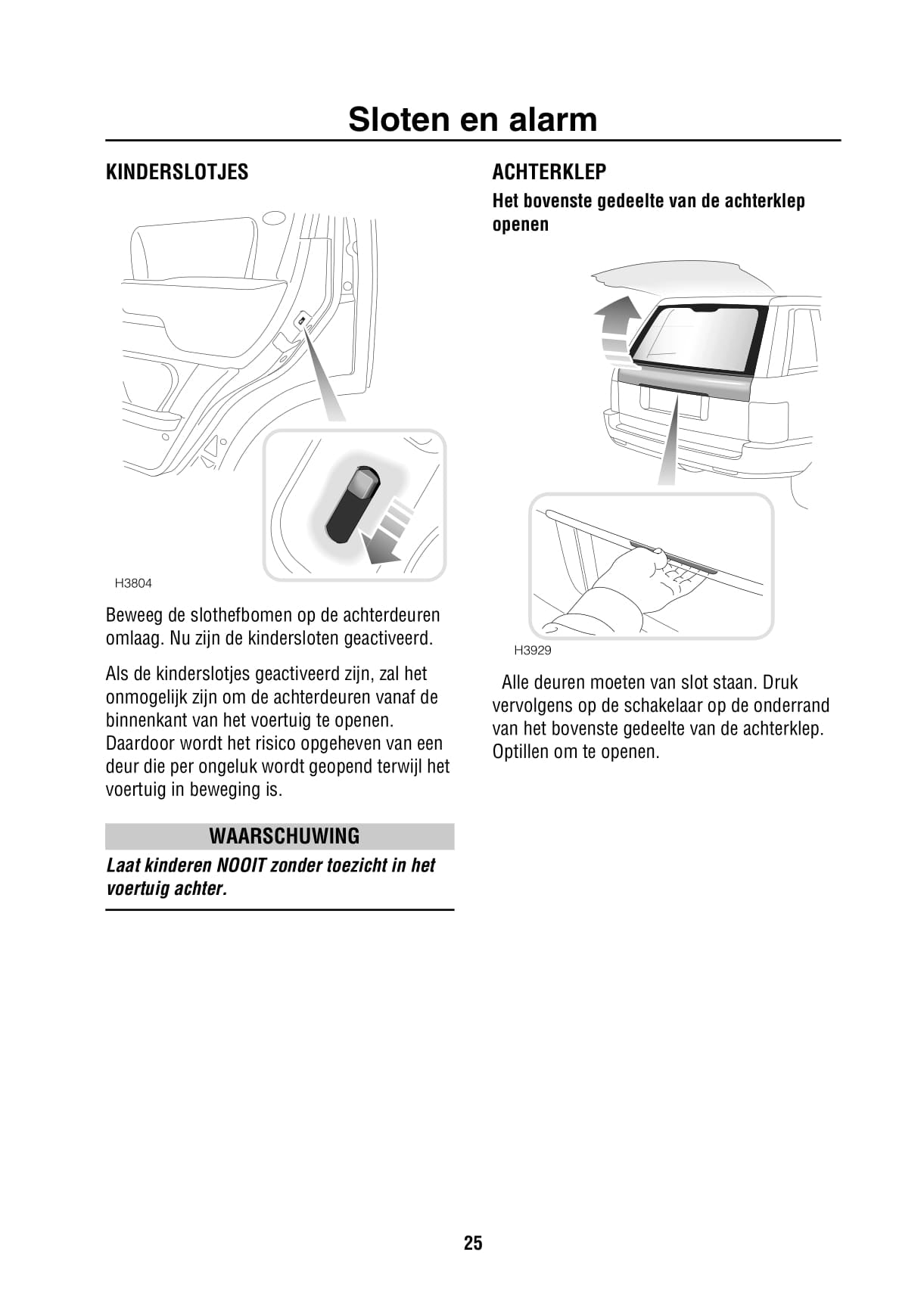 2002-2003 Land Rover Range Rover Gebruikershandleiding | Nederlands