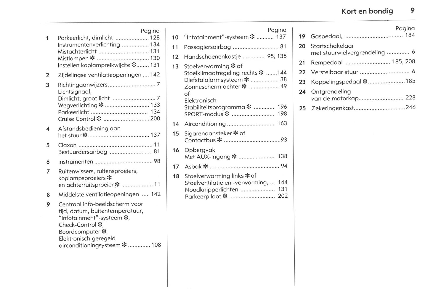 2005-2009 Opel Vectra Gebruikershandleiding | Nederlands