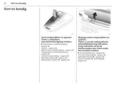 2005-2009 Opel Vectra Gebruikershandleiding | Nederlands