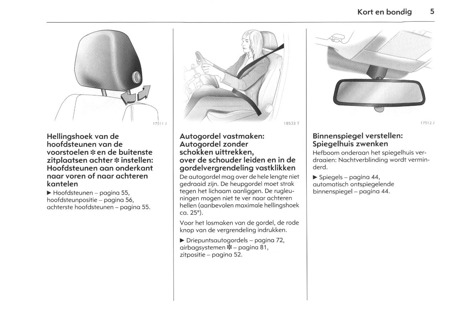 2005-2009 Opel Vectra Gebruikershandleiding | Nederlands