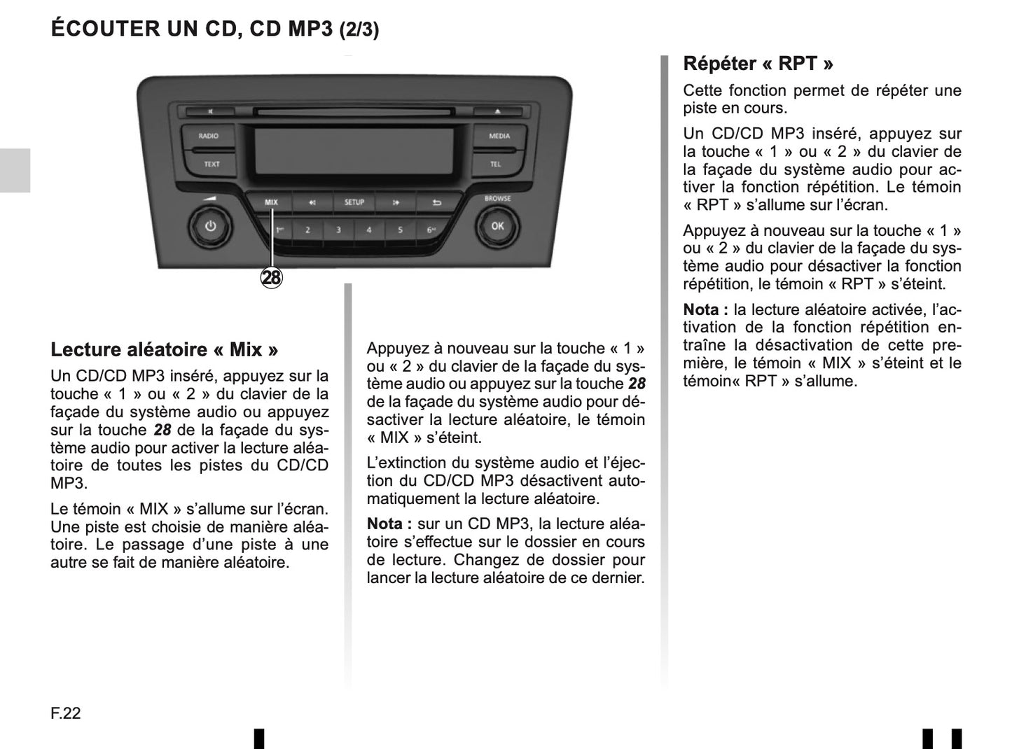 Renault Radio-Connect-R-GO Owner's Manual 2014 - 2018