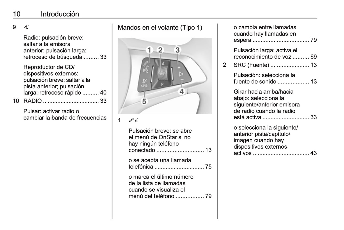 Opel Astra Manual de infoentretenimiento 2015 - 2019