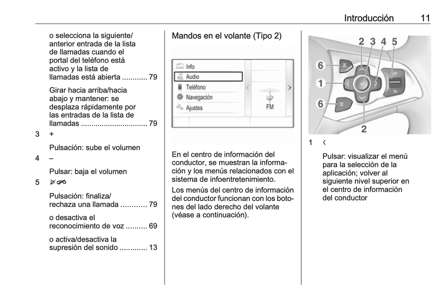 Opel Astra Manual de infoentretenimiento 2015 - 2019