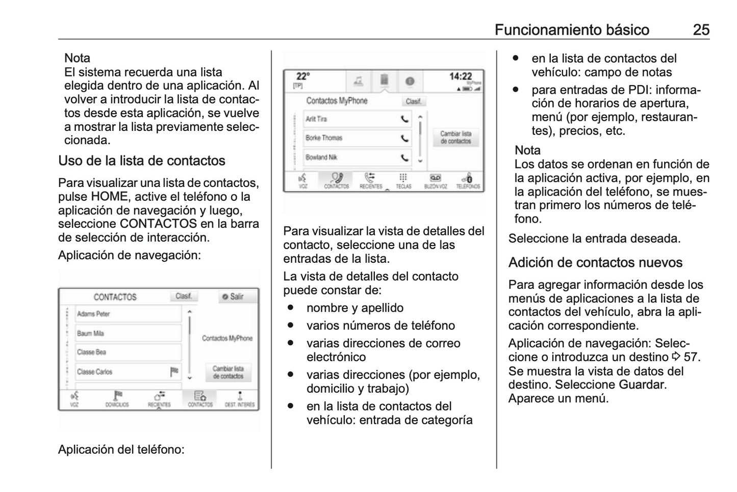 Opel Astra Manual de infoentretenimiento 2015 - 2019