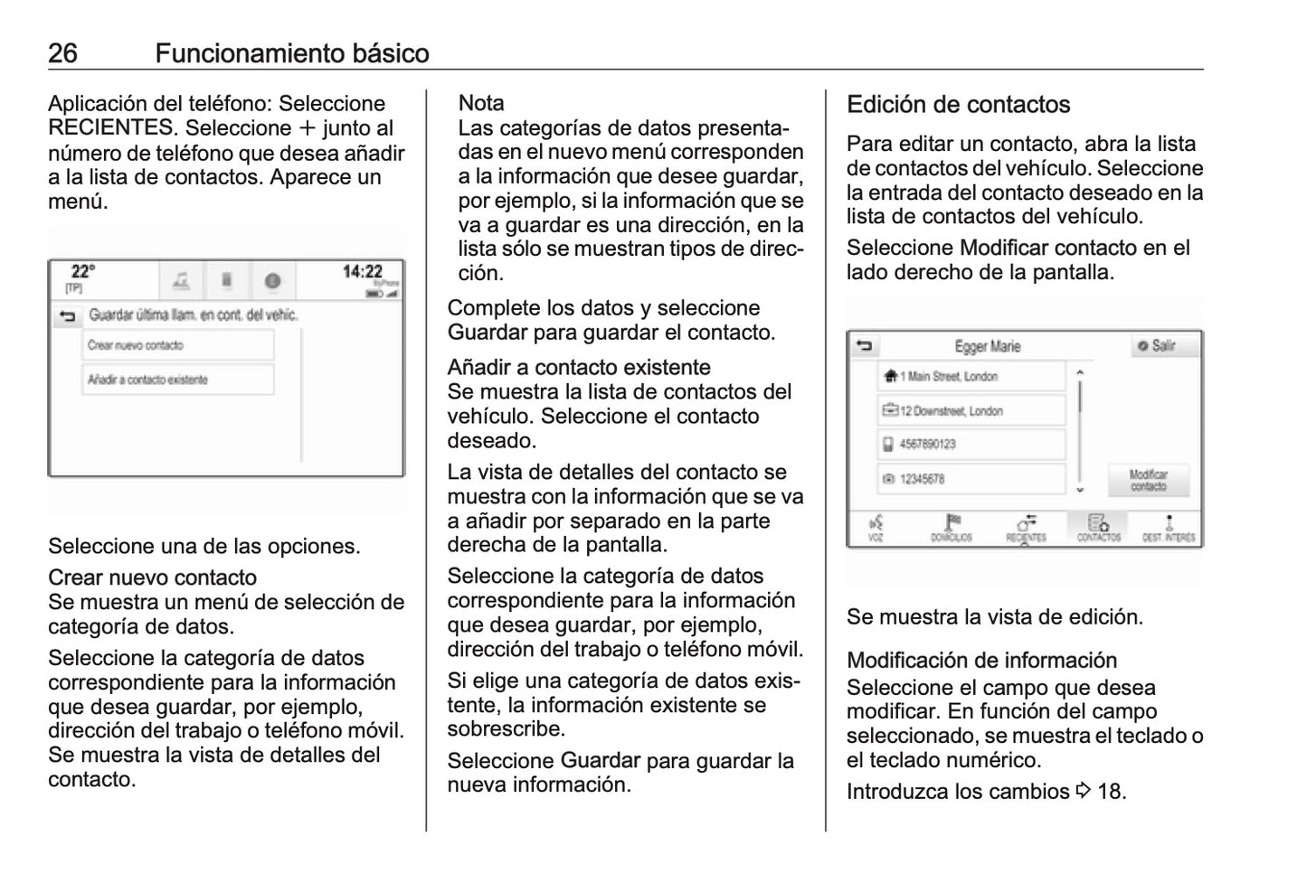 Opel Astra Manual de infoentretenimiento 2015 - 2019