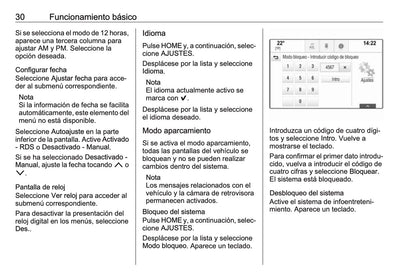 Opel Astra Manual de infoentretenimiento 2015 - 2019