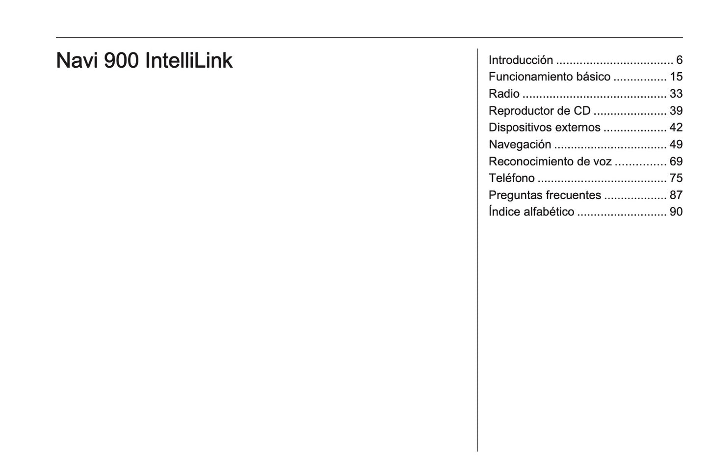 Opel Astra Manual de infoentretenimiento 2015 - 2019