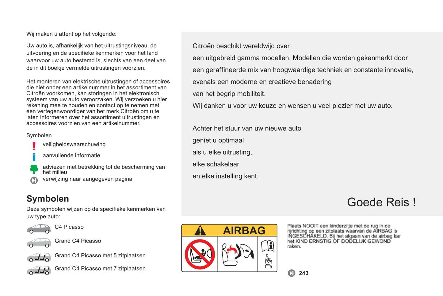 2013-2014 Citroën C4 Picasso/Grand C4 Picasso Bedienungsanleitung | Niederländisch