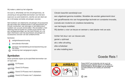 2013-2014 Citroën C4 Picasso/Grand C4 Picasso Bedienungsanleitung | Niederländisch