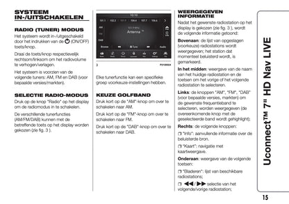 Fiat 500L Uconnect Radio Live 7.0 Handleiding 2019