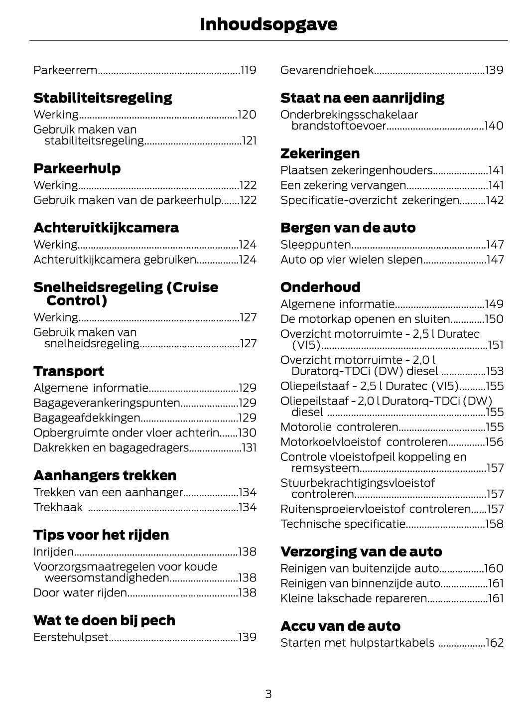 2011-2013 Ford Kuga Gebruikershandleiding | Nederlands