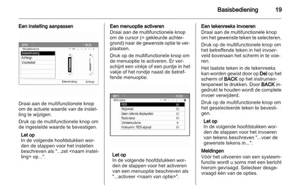 Opel Meriva Infotainment System Handleiding 2014 - 2017