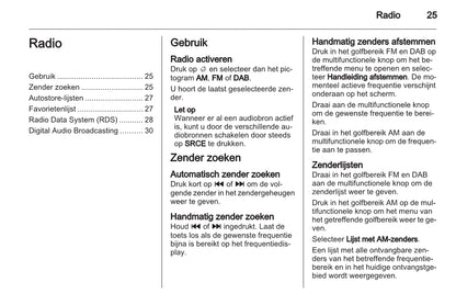 Opel Meriva Infotainment System Handleiding 2014 - 2017