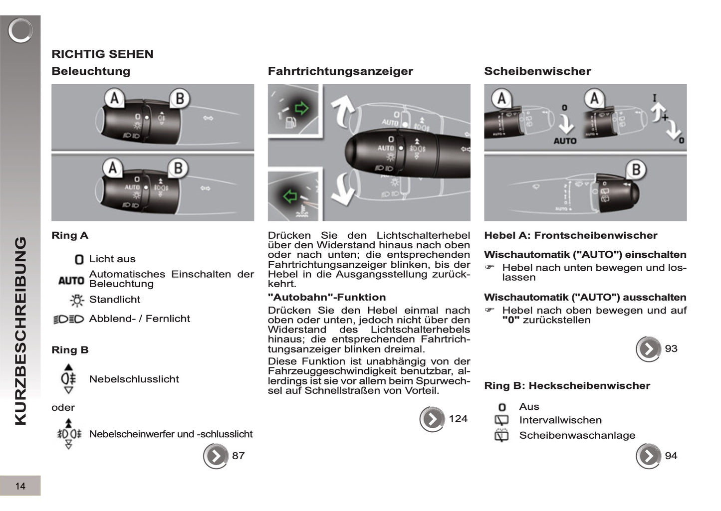 2012-2013 Peugeot 3008 Bedienungsanleitung | Deutsch