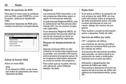 Opel Mokka Manual de infoentretenimiento 2012 - 2016