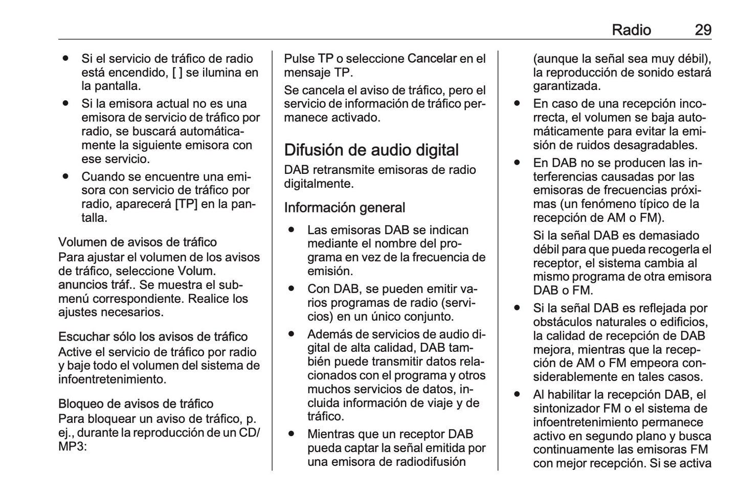 Opel Mokka Manual de infoentretenimiento 2012 - 2016