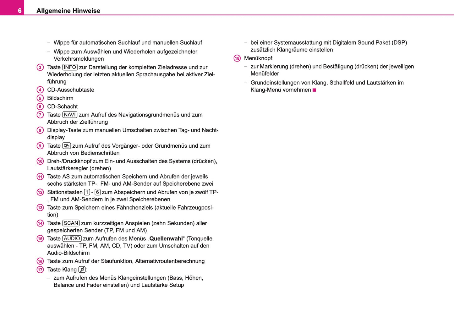 Skoda Radio-Navigations-System DX Bedienungsanleitung 2006