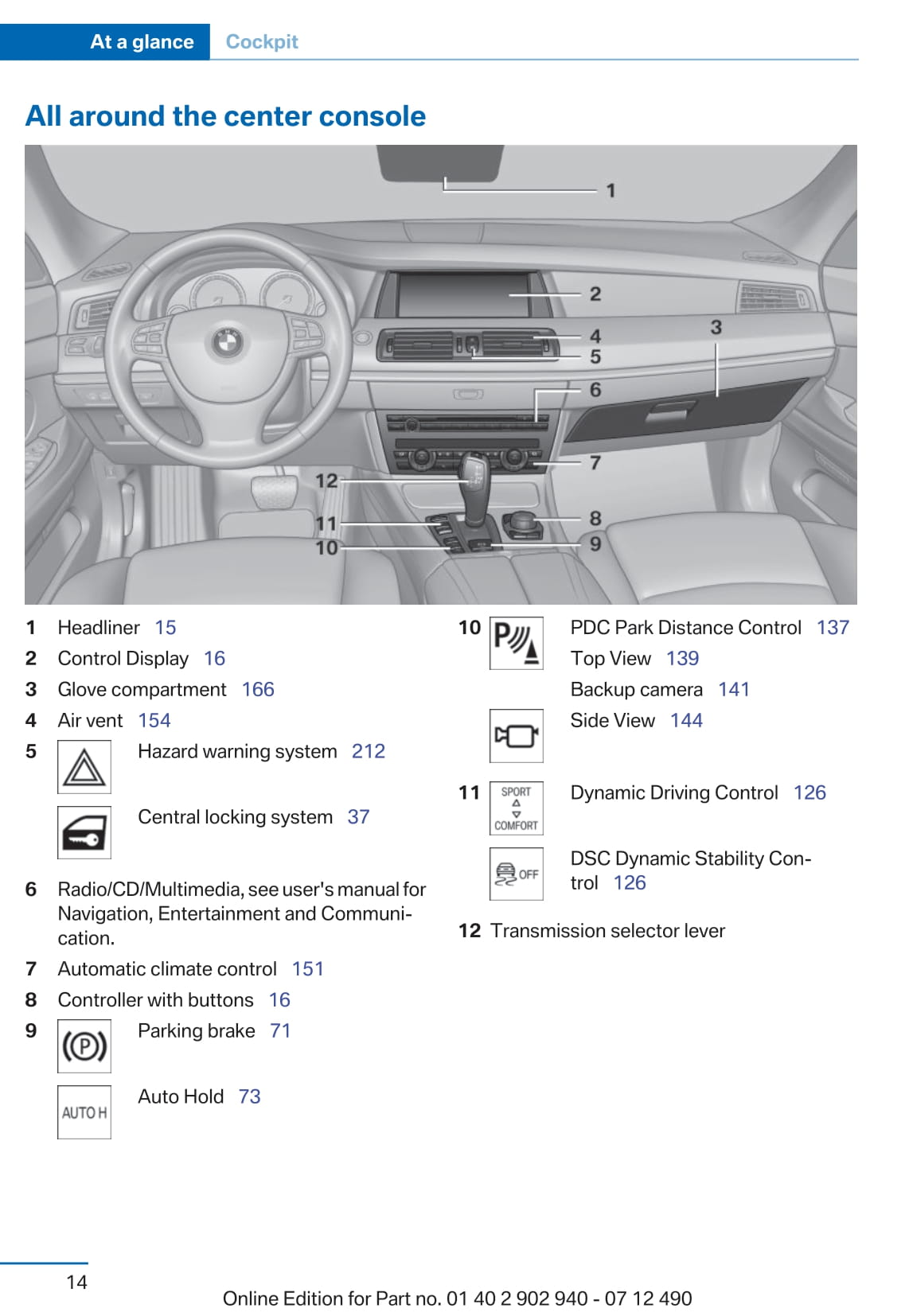 2009-2013 BMW 5-serie Manuel du propriétaire | Anglais