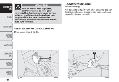 2013-2014 Fiat 500 Manuel du propriétaire | Néerlandais