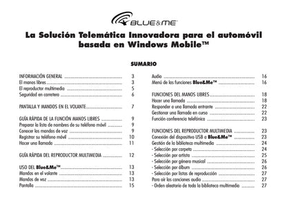 Alfa Romeo Blue&Me Instrucciones 2006 - 2008